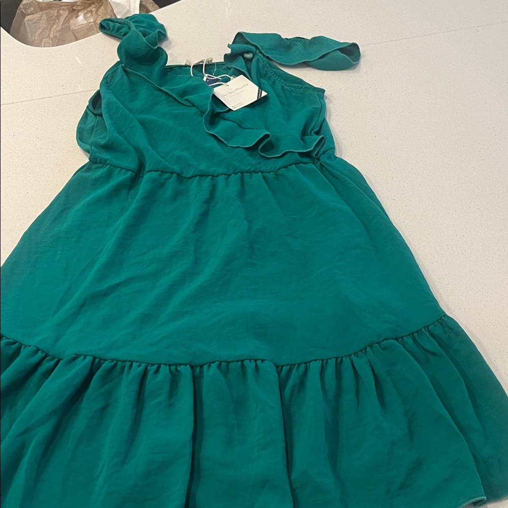 See You Monday Teal Casual Dress